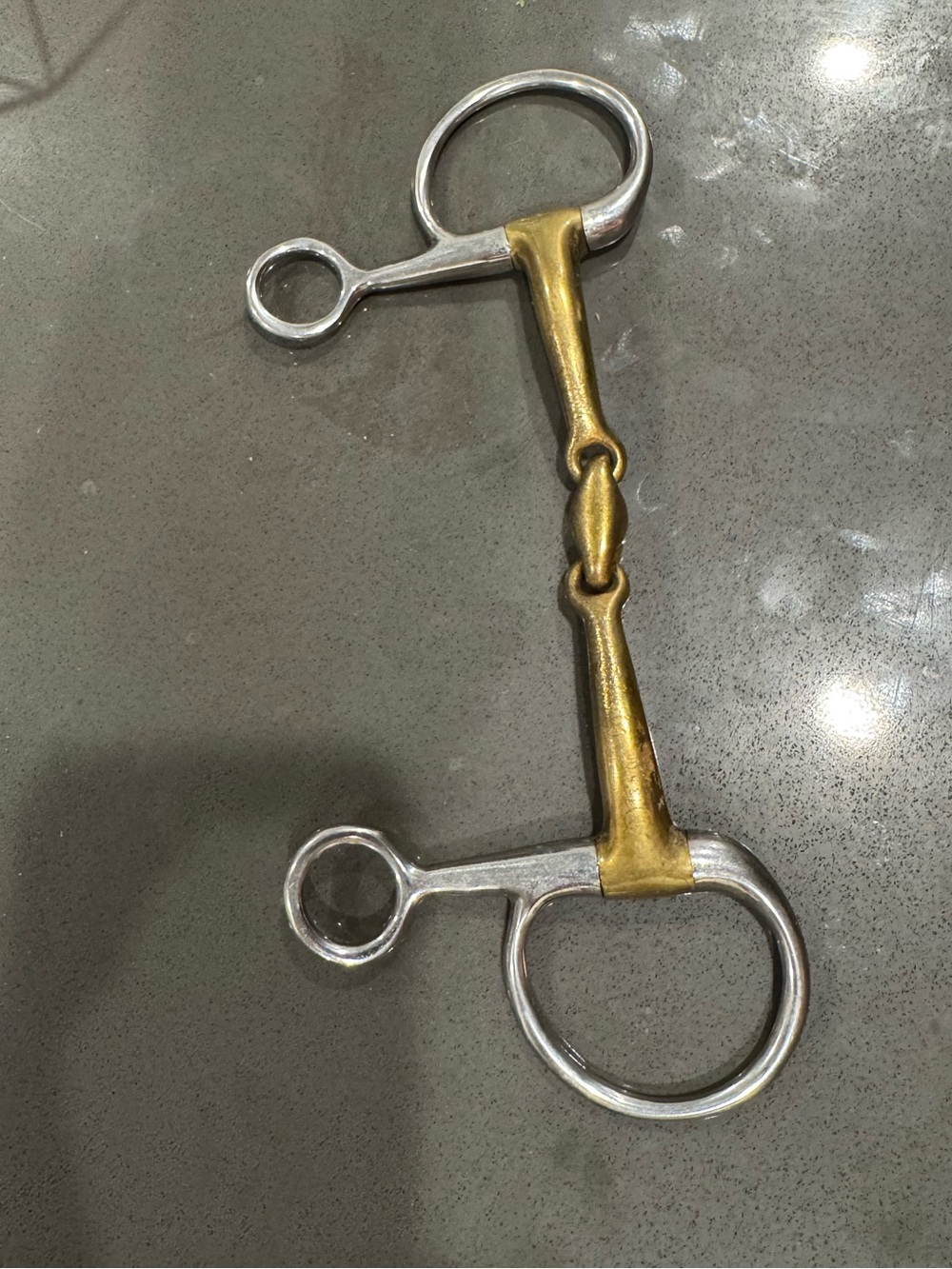 Baucher Boucher hanging snaffle German silver
